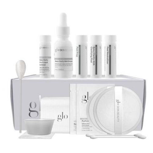 Glo Skin Beauty Beta-Clarity AHA Clarifying Peel Set on white background