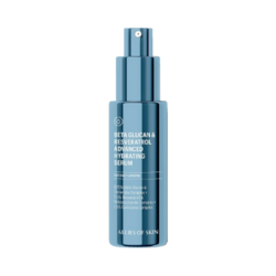 Beta Glucan and Resveratrol Advanced Hydrating Serum on white background