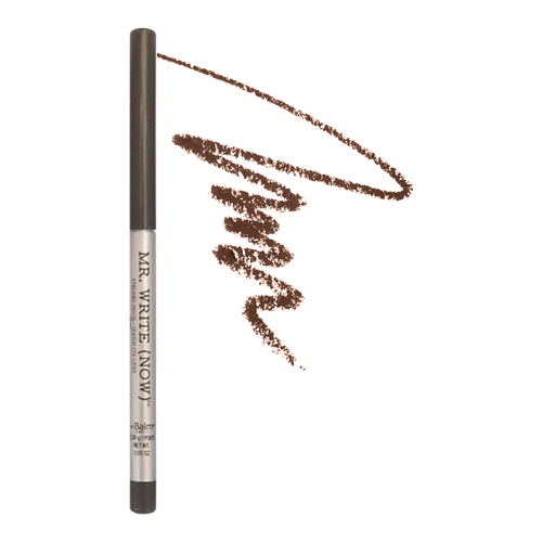 theBalm Mr. White (Now) Pencil Eyeliner - Bill B. Mocha on white background