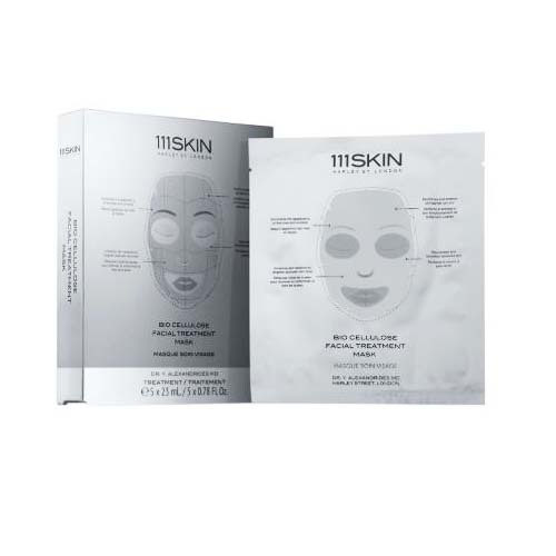 111SKIN Bio Cellulose Facial Treatment Mask on white background