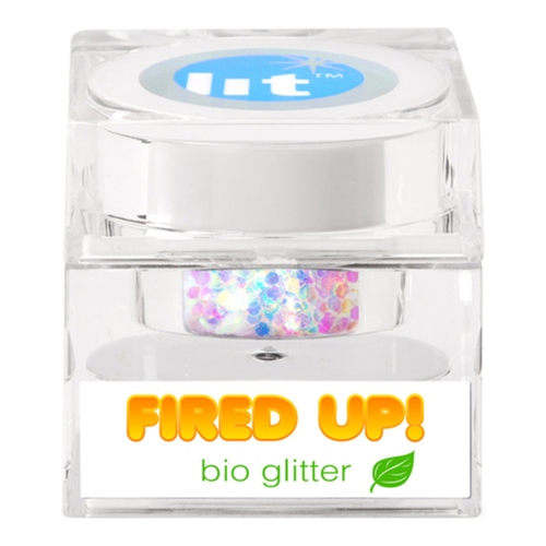 Lit Cosmetics Bio Glitter - Feeling Blue on white background