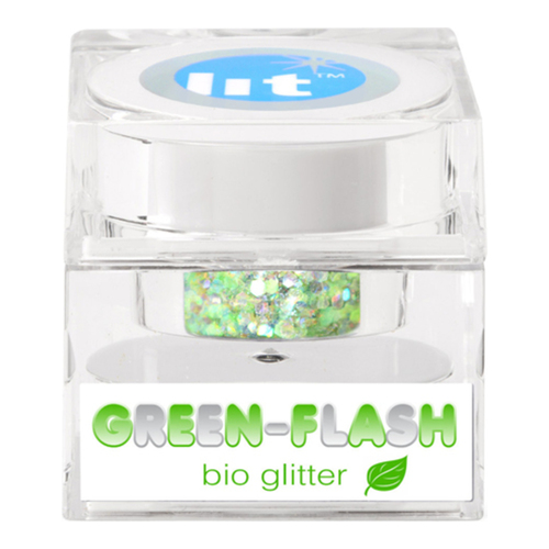 Lit Cosmetics Bio Glitter - Feeling Blue on white background
