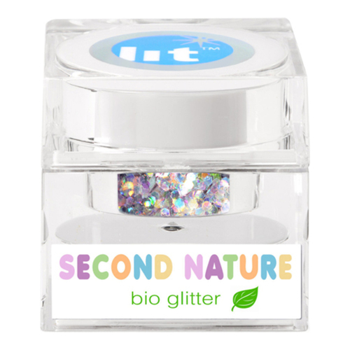 Lit Cosmetics Bio Glitter - Feeling Blue on white background