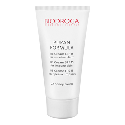 Biodroga Puran Formula Tinted Day Cream - 02 Honey Touch on white background