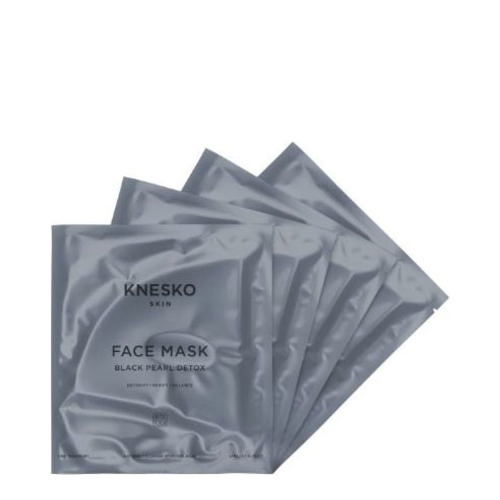 Knesko Black Pearl Detox Face Masks on white background