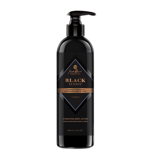 Jack Black Black Reserve Body Lotion on white background