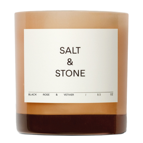 Salt & Stone Black Rose and Vetiver Candle, 240g/8.47 oz