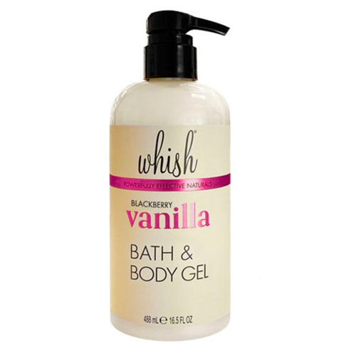 Whish Blackberry Vanilla Bath and Body Gel, 488ml/16.5 fl oz
