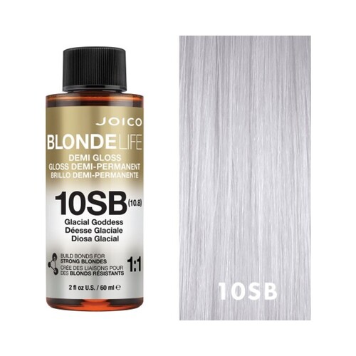 Joico Blonde Life Demi Gloss Moonstone - 10BV on white background