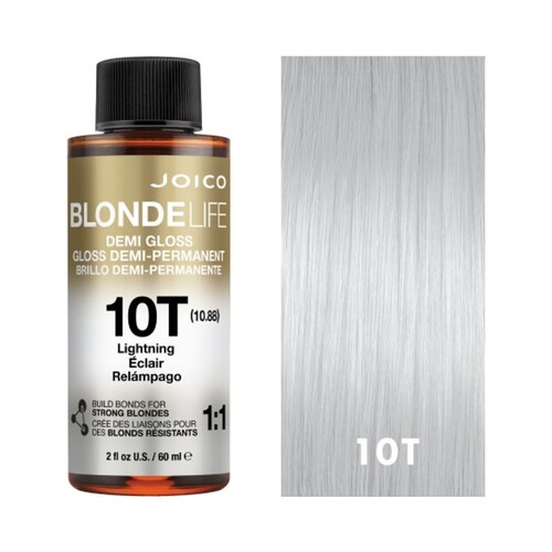 Joico Blonde Life Demi Gloss Moonstone - 10BV on white background