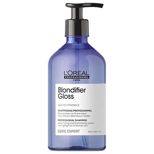 Loreal Professional Paris Blondifier Gloss Shampoo on white background