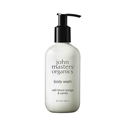 John Masters Organics Blood Orange and Vanilla Body Wash on white background