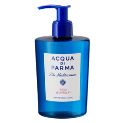 Blu Mediterraneo Fico Di Amalfi Hand and Body Wash on white background