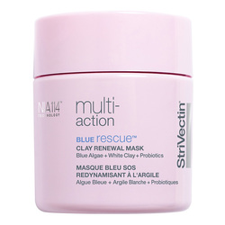 Blue Rescue Clay Renewal Mask on white background