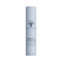 Blueberry and White Tea Hydrating Mist on white background