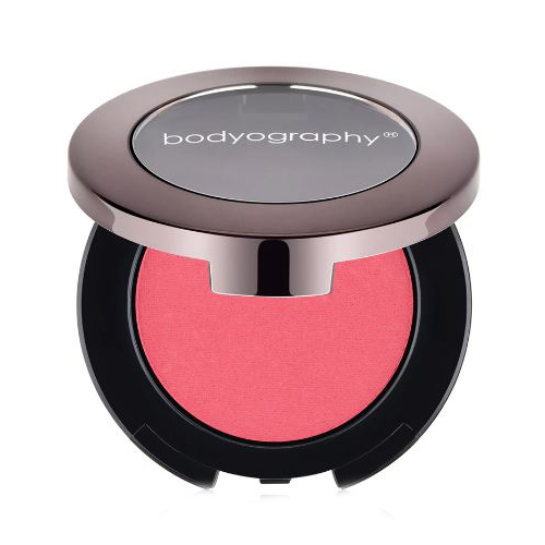 Bodyography Powder Blush - Afterglow (Baby Pink Matte Blush) on white background