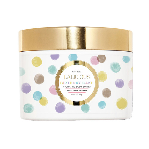 LaLicious Body Butter - Birthday Cake, 226g/8 oz