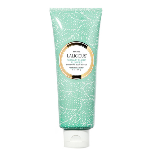 LaLicious Body Butter - Sugar Tiare Flower on white background