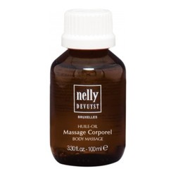 Body Massage Oil on white background