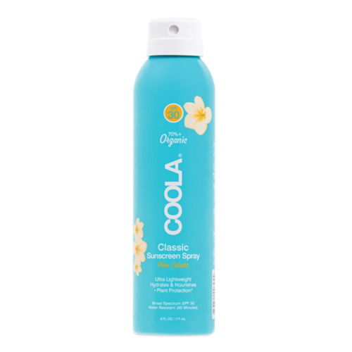 Coola Classic Body Organic Sunscreen Spray SPF 50 - Fragrance Free on white background