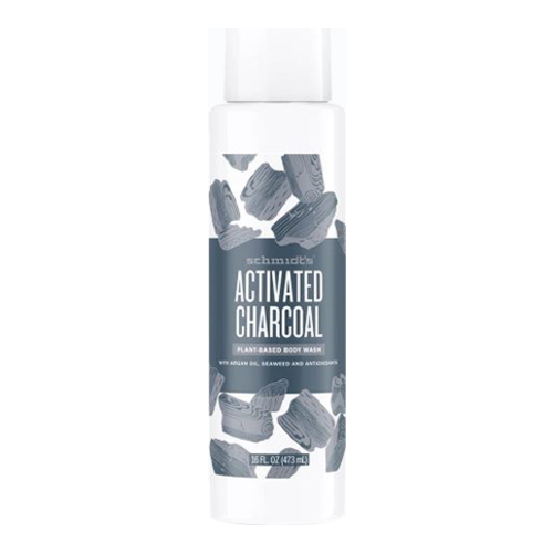 Schmidts Natural Body Wash - Activated Charcoal on white background