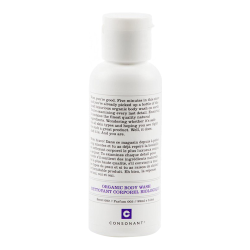 Consonant Organic Body Wash - Energizing Scent on white background