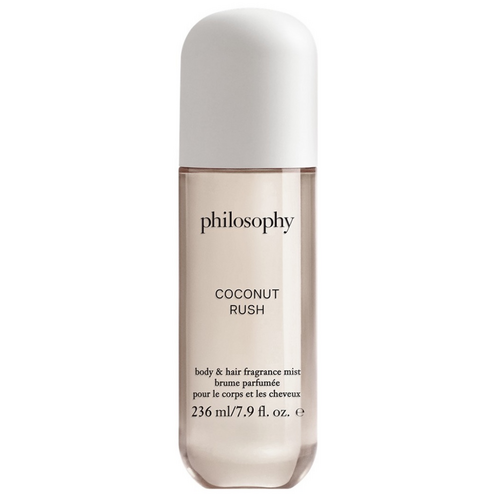 Philosophy Body and Hair Fragrance Mist - Coconut Rush on white background