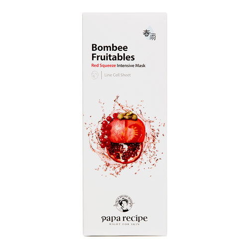 Papa Recipe Bombee Fruitables Green Squeeze Relaxing Mask on white background