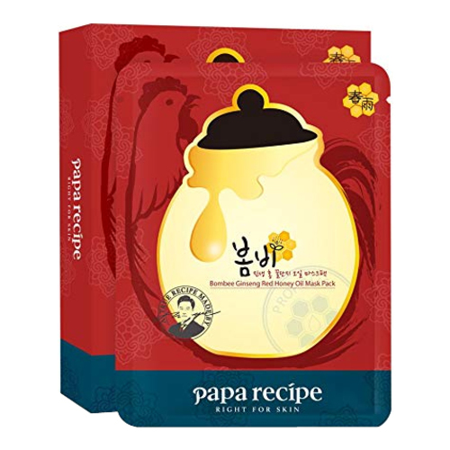 Papa Recipe Bombee Ginseng Red Honey Oil Mask Pack (10pcs per box) on white background