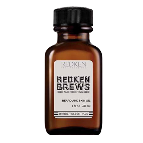 Redken Brews Beard and Skin Oil on white background