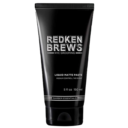 Redken Brews Liquid Matte Paste on white background