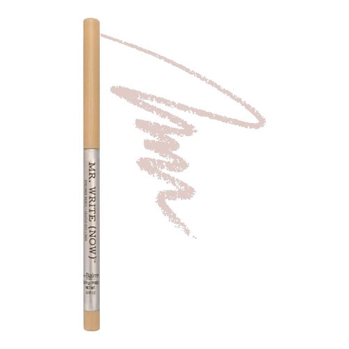 theBalm Mr. White (Now) Pencil Eyeliner - Bill B. Mocha on white background