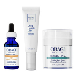 Bright and Balanced Essentials Trio on white background