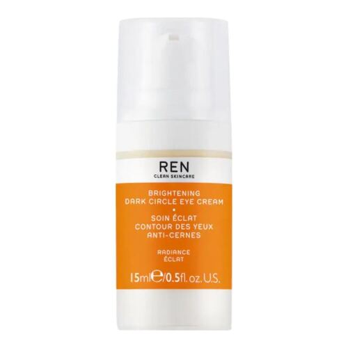 Ren Brighten Dark Circle Eye Cream on white background