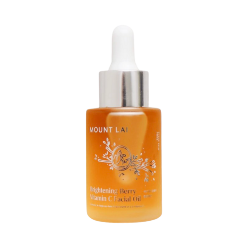 Mount Lai Brightening Berry Vitamin C Facial Oil on white background