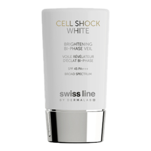 Swiss Line Brightening Bi-Phase Veil SPF 45 on white background