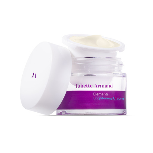 Juliette Armand Brightening Cream on white background