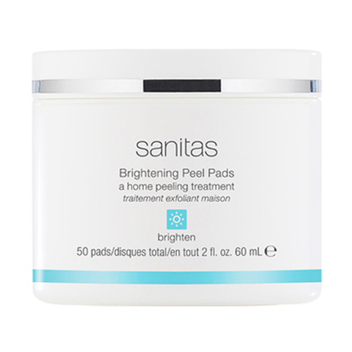 Sanitas Brightening Peel Pads on white background
