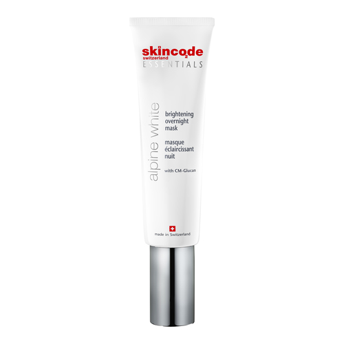 Skincode Brightening Overnight Mask on white background