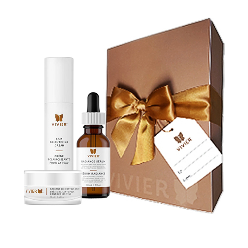 VivierSkin Brighter Skin Gift Set on white background