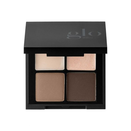 Glo Skin Beauty Brow Quad - Brown on white background