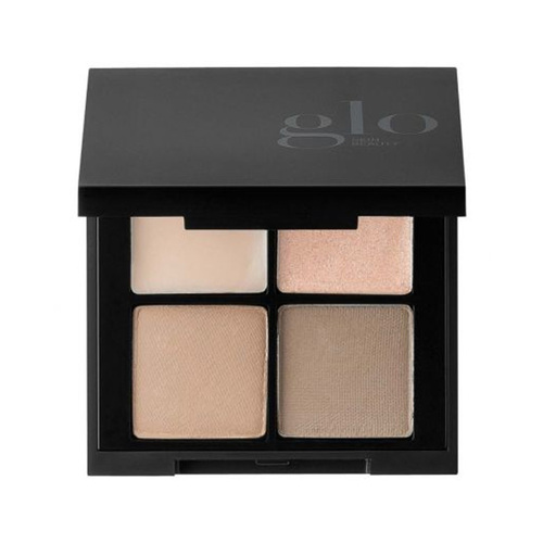 Glo Skin Beauty Brow Quad - Brown on white background