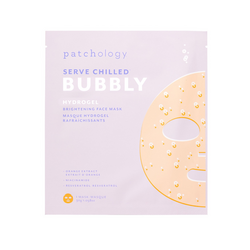 Bubbly Hydrogel Mask on white background