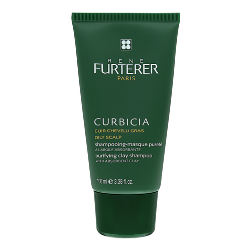 Rene Furterer Curbicia Purifying Clay Shampoo with Absorbent Clay on white background