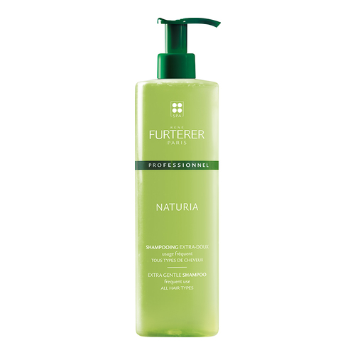 Rene Furterer Naturia Extra Gentle Balancing Shampoo on white background