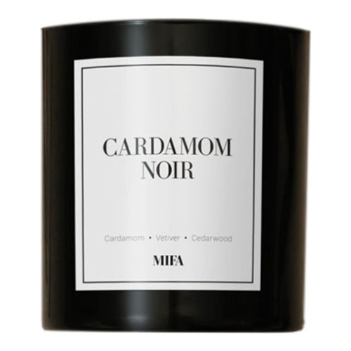 MIFA and Co Cardamom Noir Candle on white background