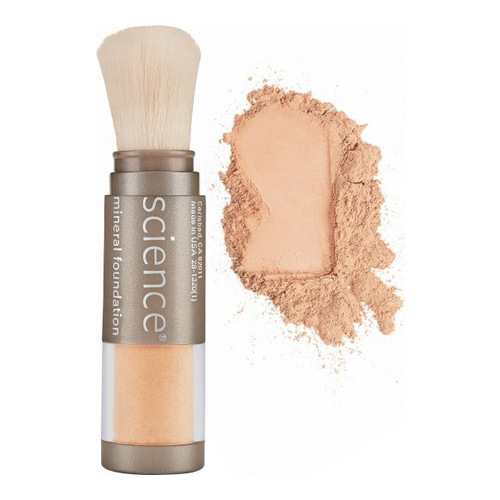 Colorescience Loose Mineral Foundation Brush SPF 20 - Tan Natural on white background