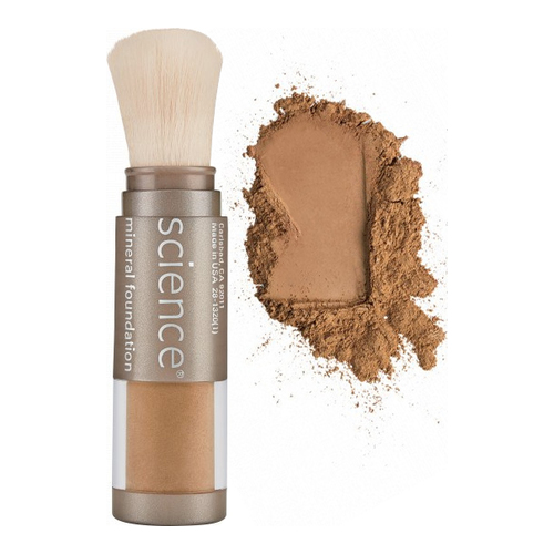 Colorescience Loose Mineral Foundation Brush SPF 20 - Tan Natural on white background