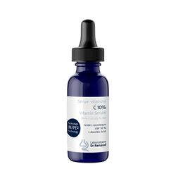 C 10% Vitamin Serum with M2PE Technology on white background