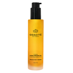 C-Glow Hydra-Firm Body Oil on white background